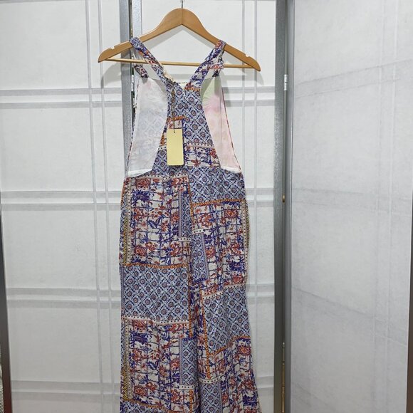 NWT - Anthropologie Let Me Be Patchwork Overalls - Picture 5 of 8